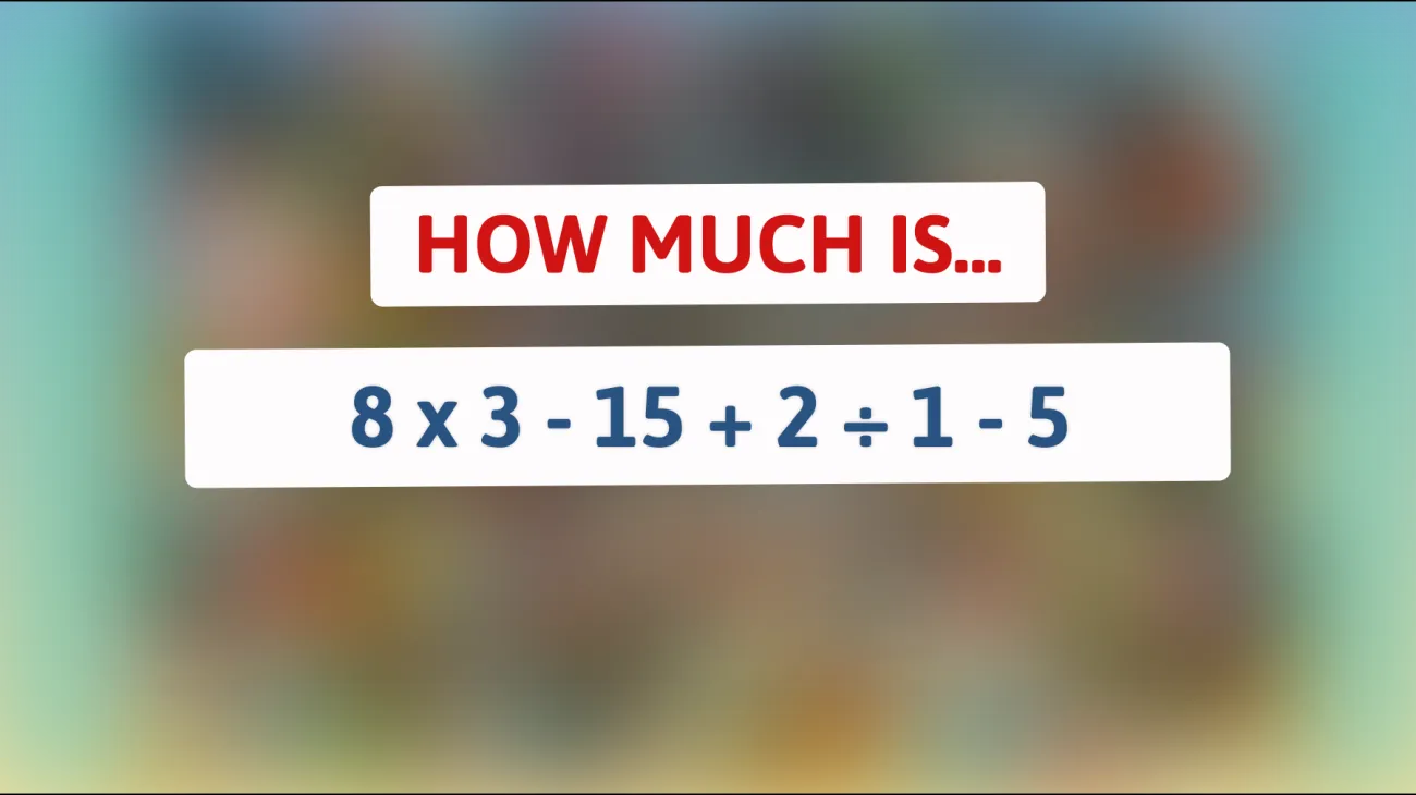 Are You Smart Enough to Solve This Mind-Boggling Math Riddle? Find Out Now!"