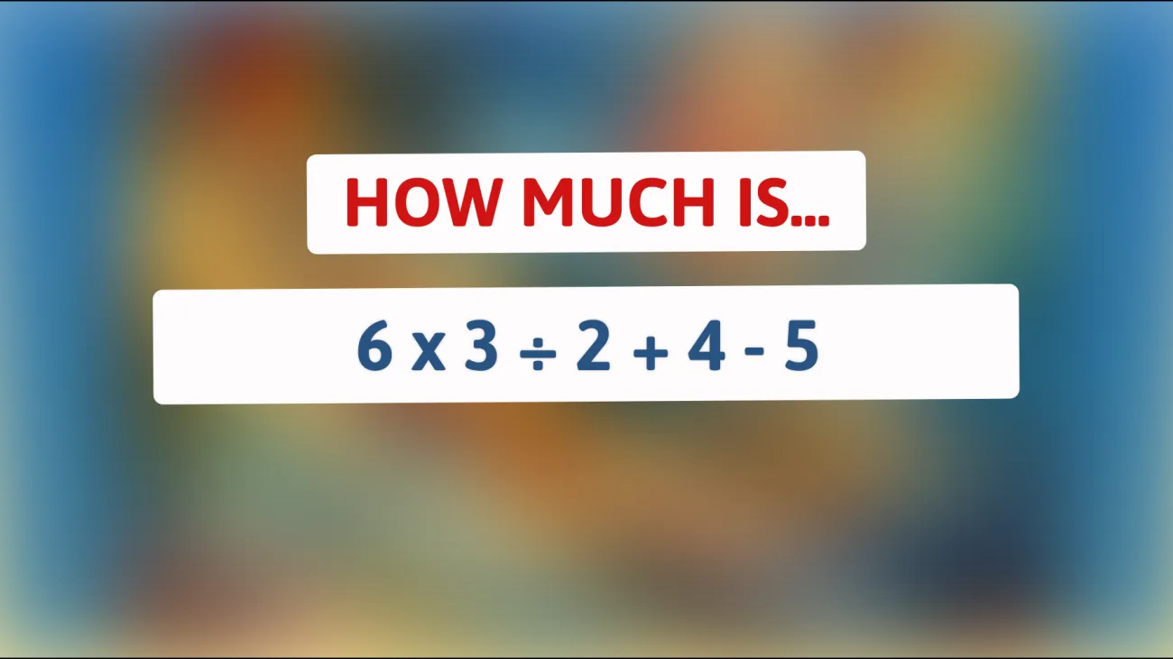 Only 1% of Geniuses Can Solve This Simple Math Riddle: Are You One of Them?"