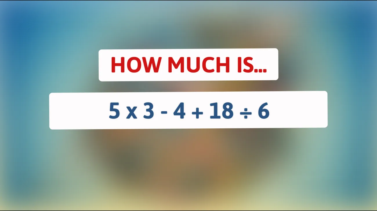 Only Geniuses Can Solve This Math Riddle: Are You Up to the Challenge?"