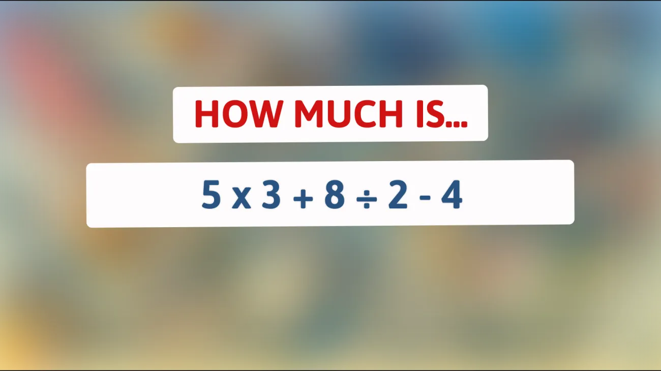 Only Geniuses Can Solve This Simple Math Puzzle—Are You One of Them?"